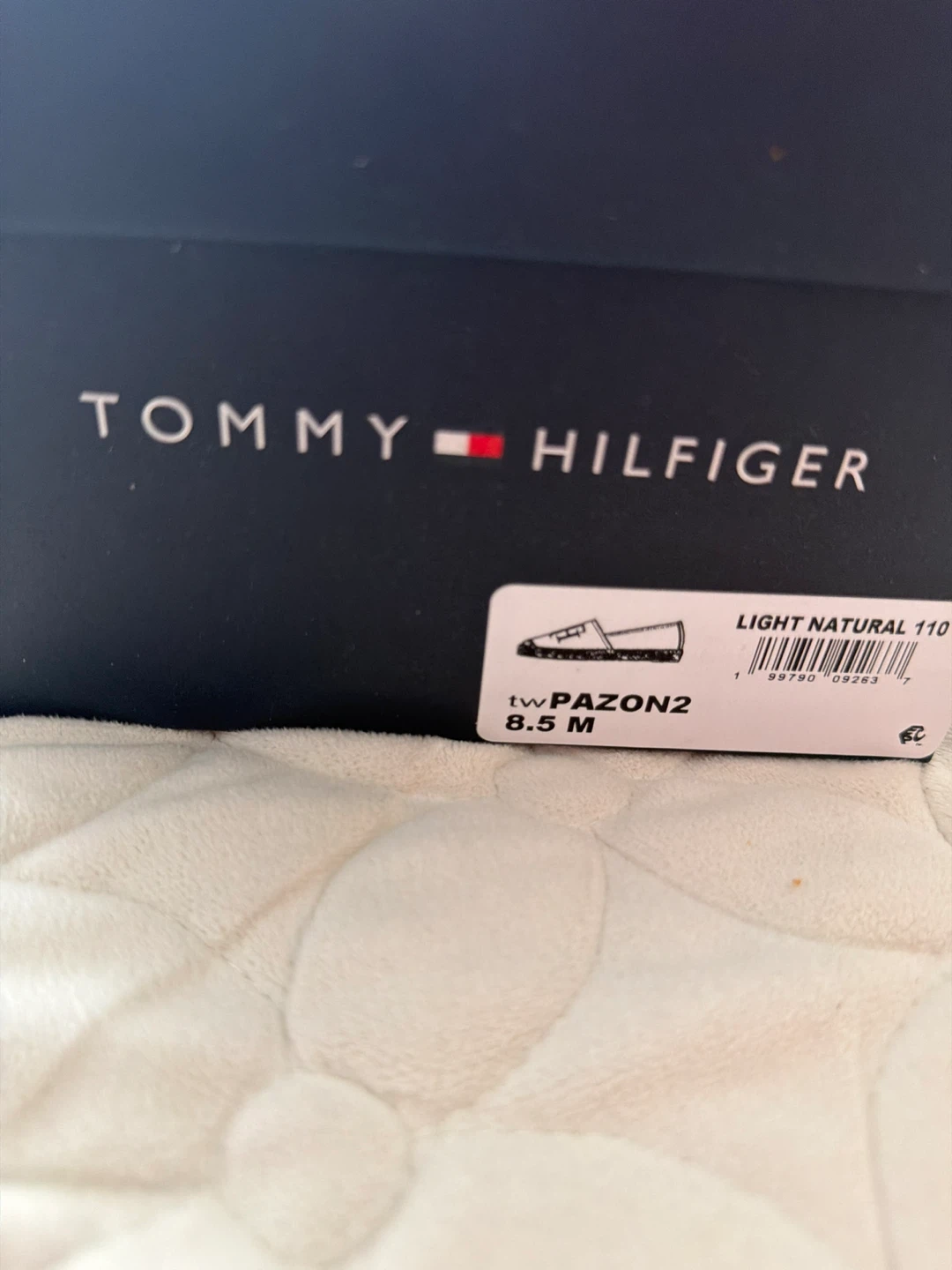 Tommy Hilfiger Women's Espadrille Flats Size 8.5 M Light Natural - photo 4