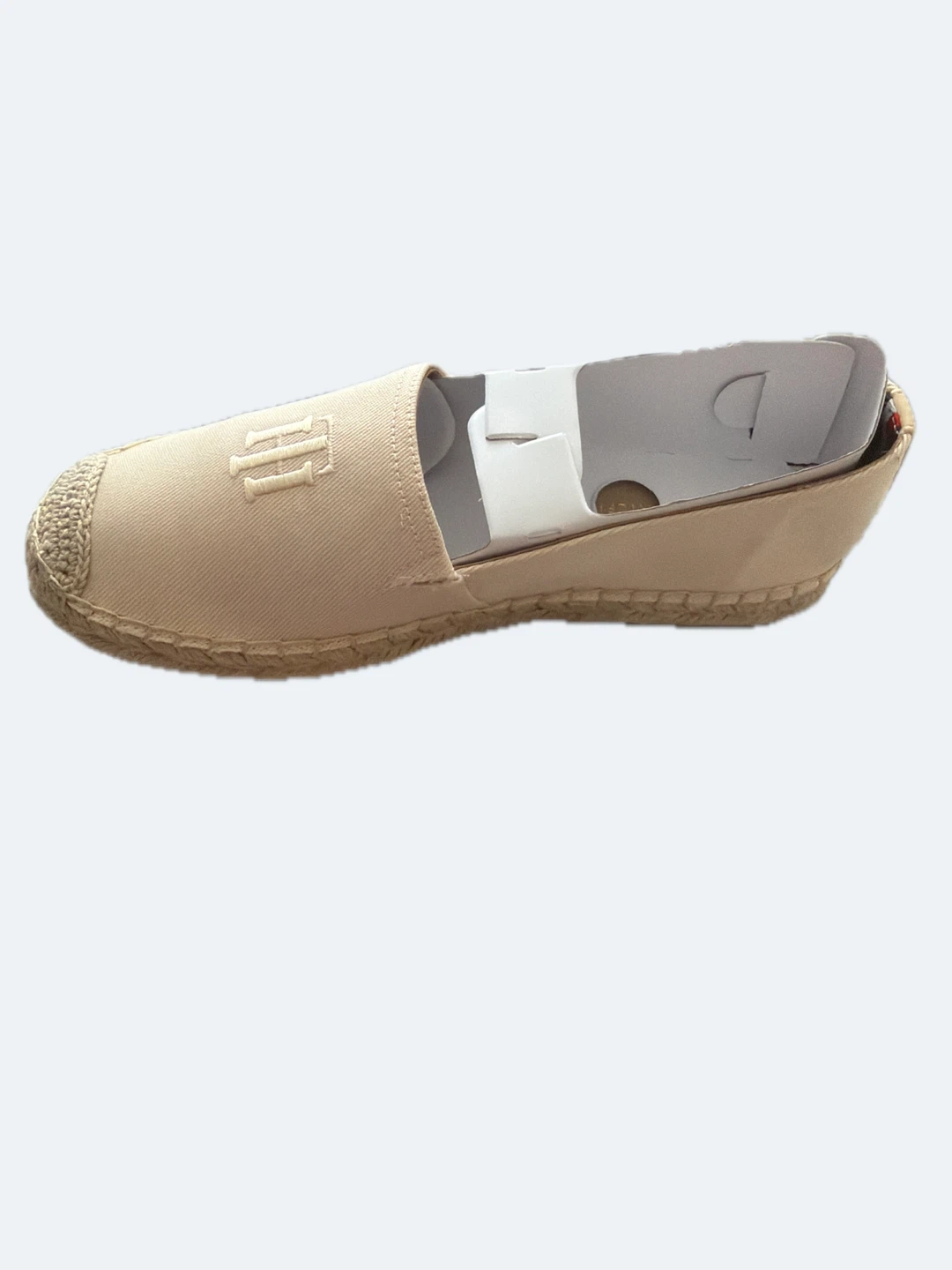 Tommy Hilfiger Women's Espadrille Flats Size 8.5 M Light Natural