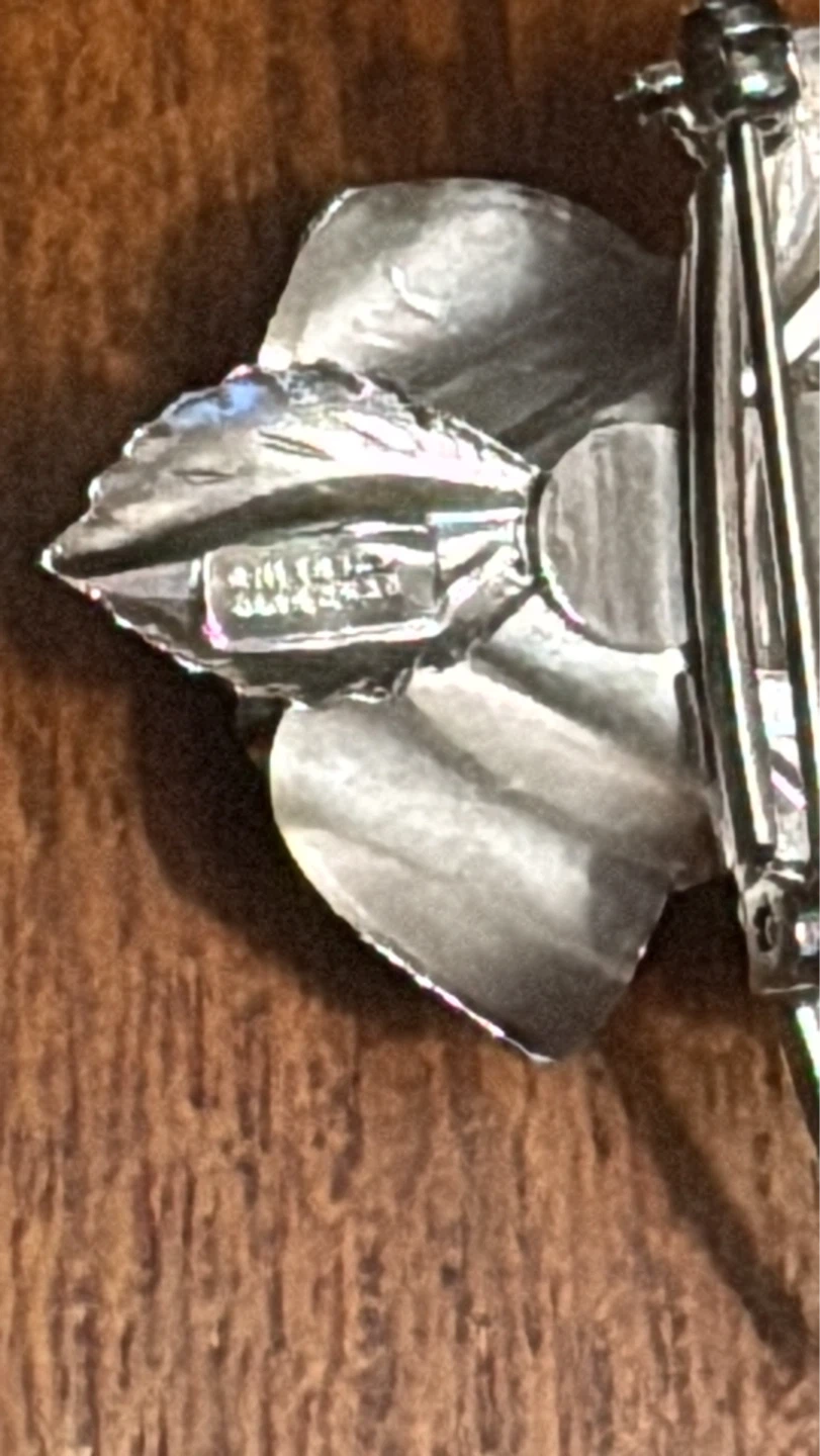 Sterling Silver Rose Brooch BondBoyd - photo 2