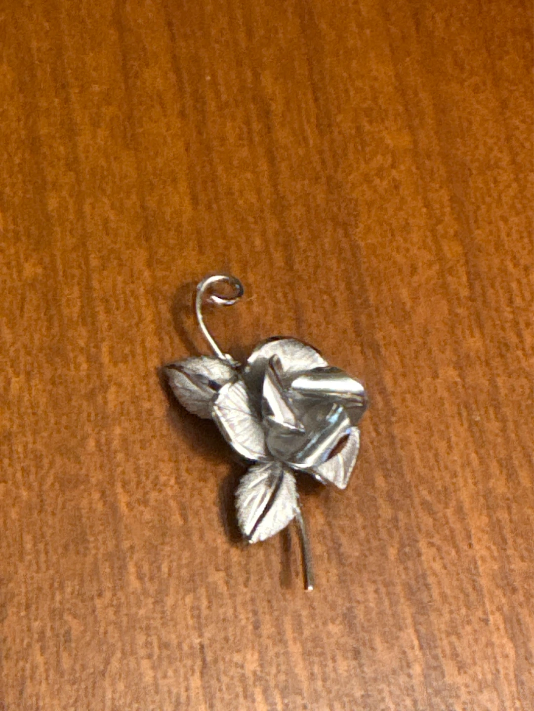 Sterling Silver Rose Brooch BondBoyd