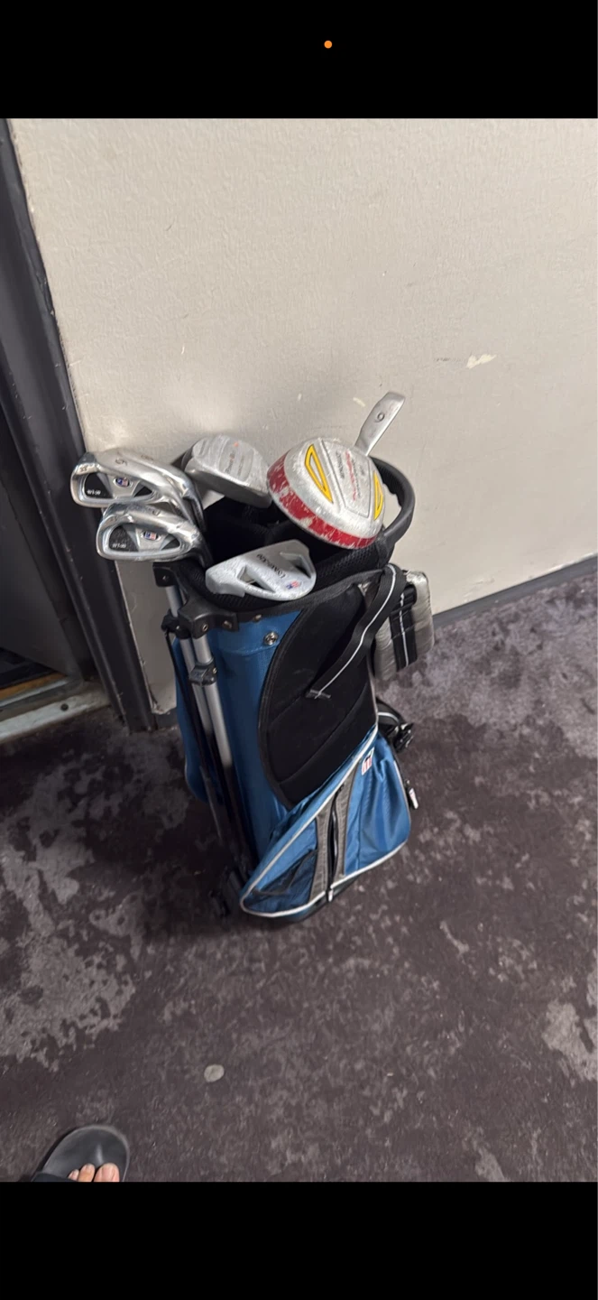 Kids 48” Golf Club Set with Blue Bag $ 50