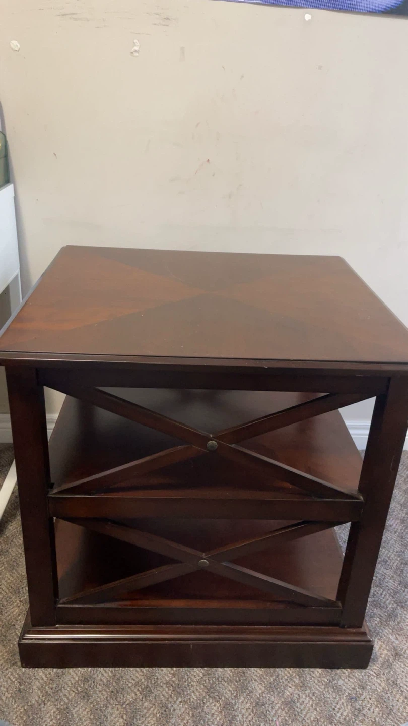 Dark Wood Side Table