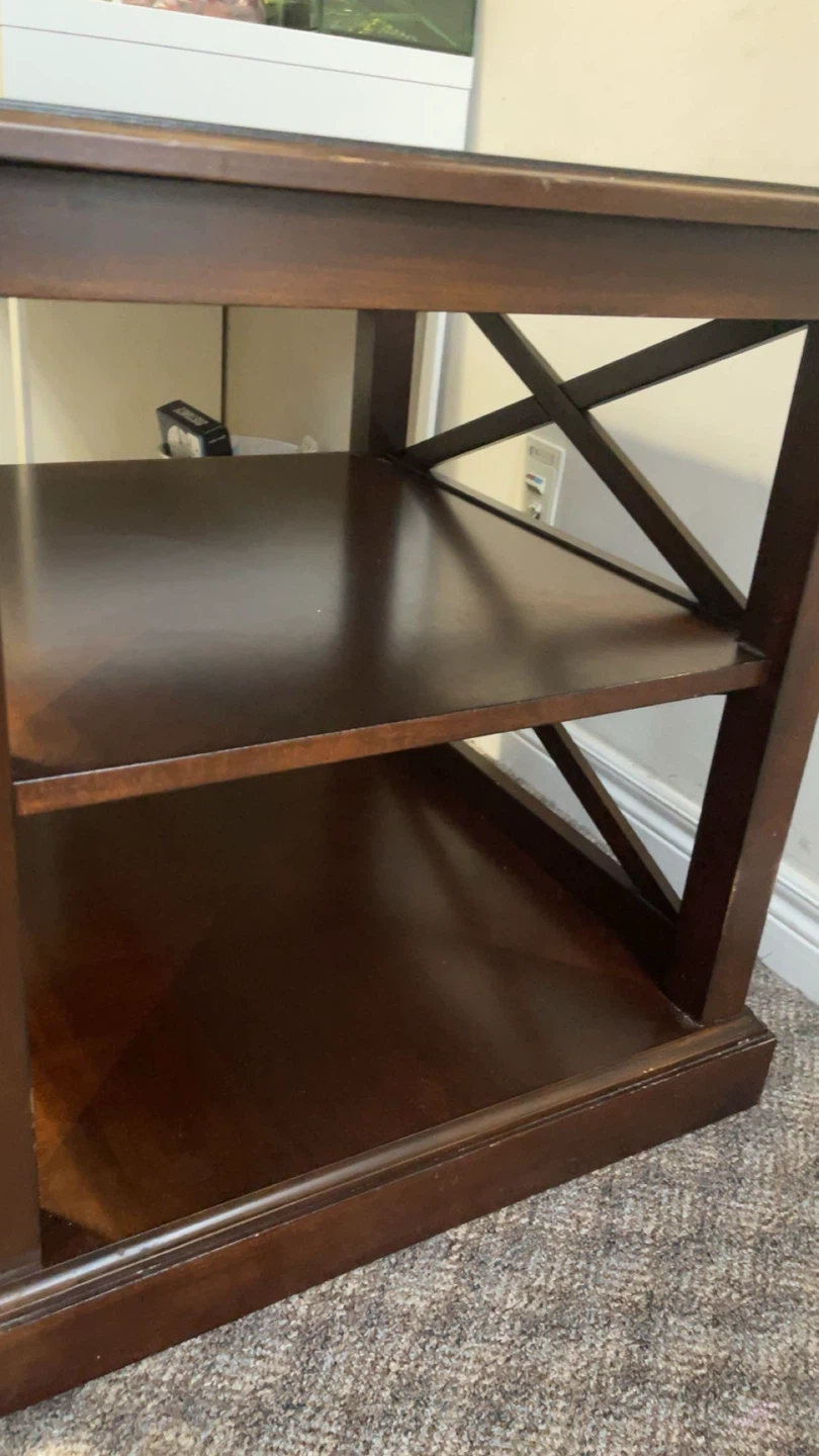 Dark Wood Side Table - photo 4