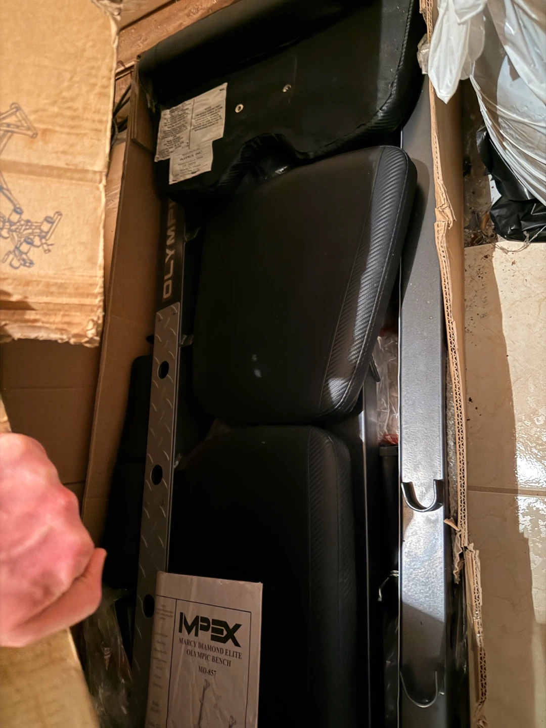 Impex Diamond Elite Olympic Bench MD-857 - photo 3