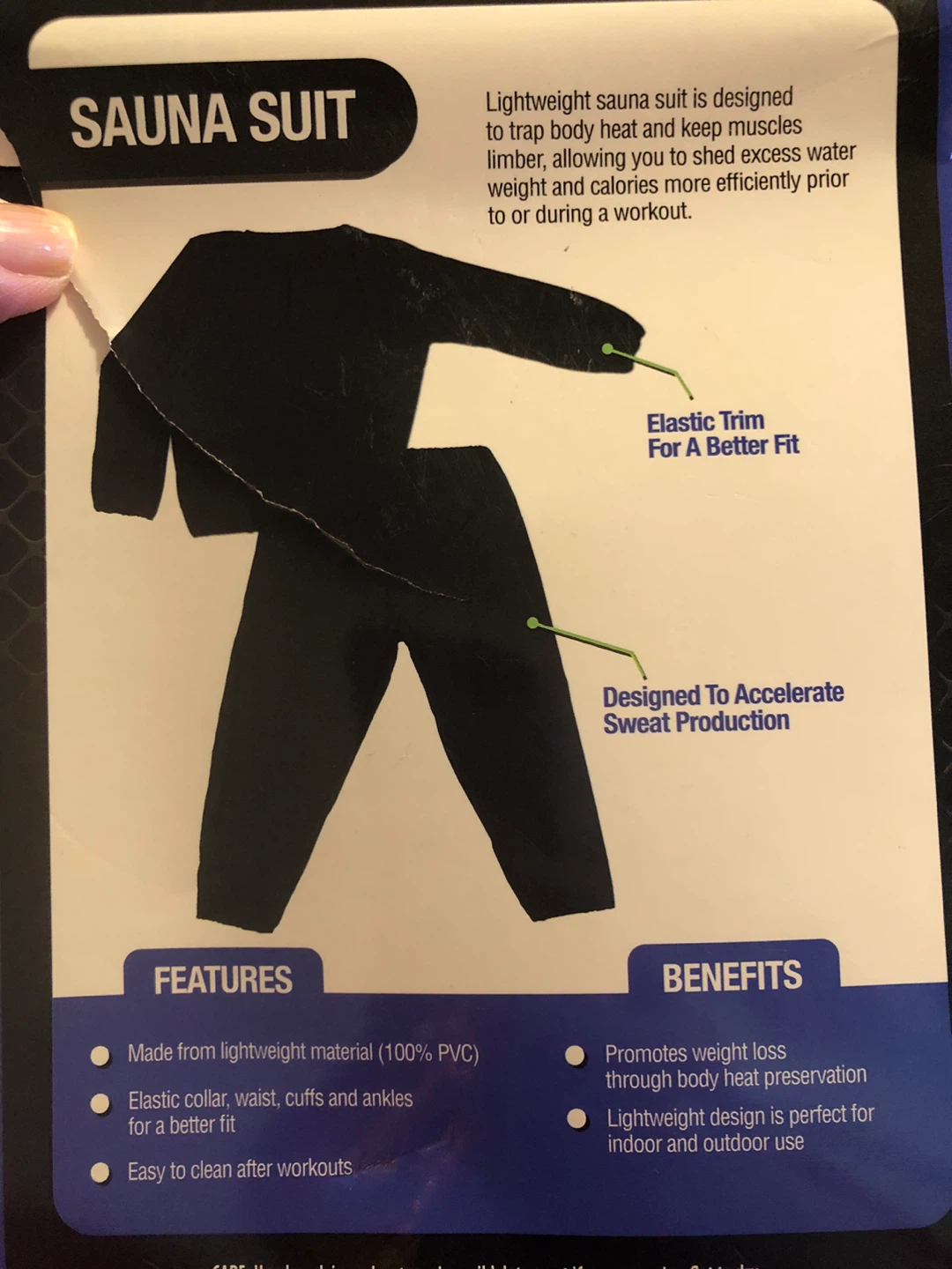 Pro Strength Unisex Sauna Suit - photo 4