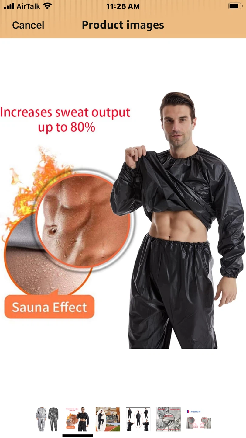 Pro Strength Unisex Sauna Suit - photo 2