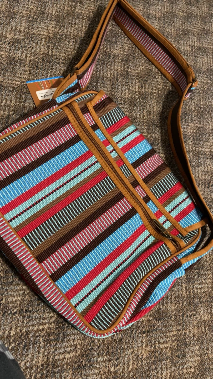 Striped Crossbody Bag - photo 2