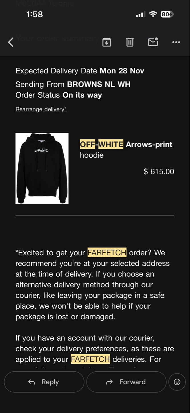 Off-White Black Hoodie - photo 4