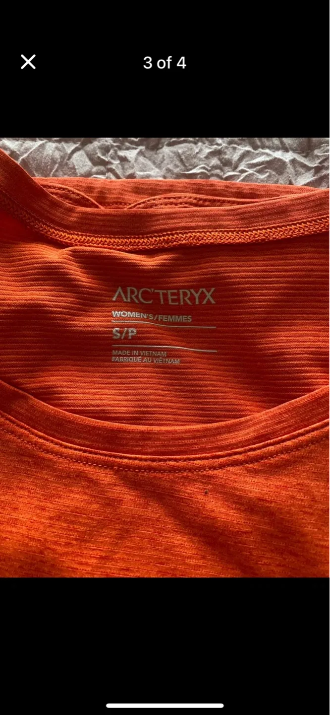 Adidas Pink Tights and Arc'teryx Orange T-Shirt - photo 3