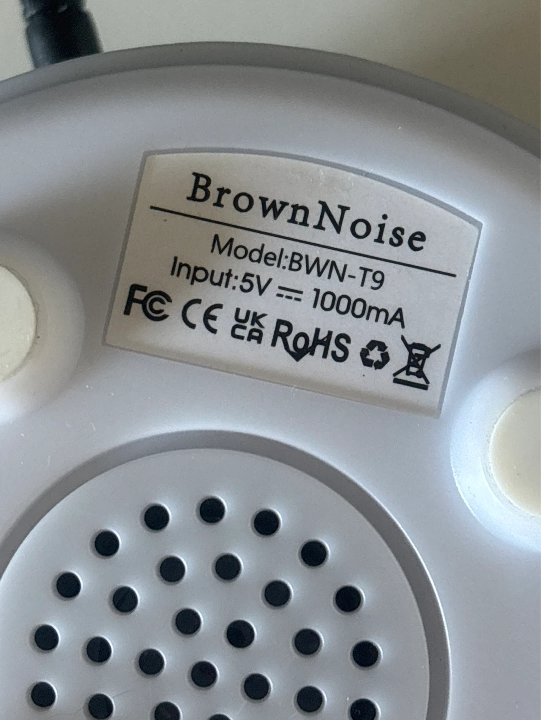 Brown Noise BWN-T9 Sound Machine - photo 3