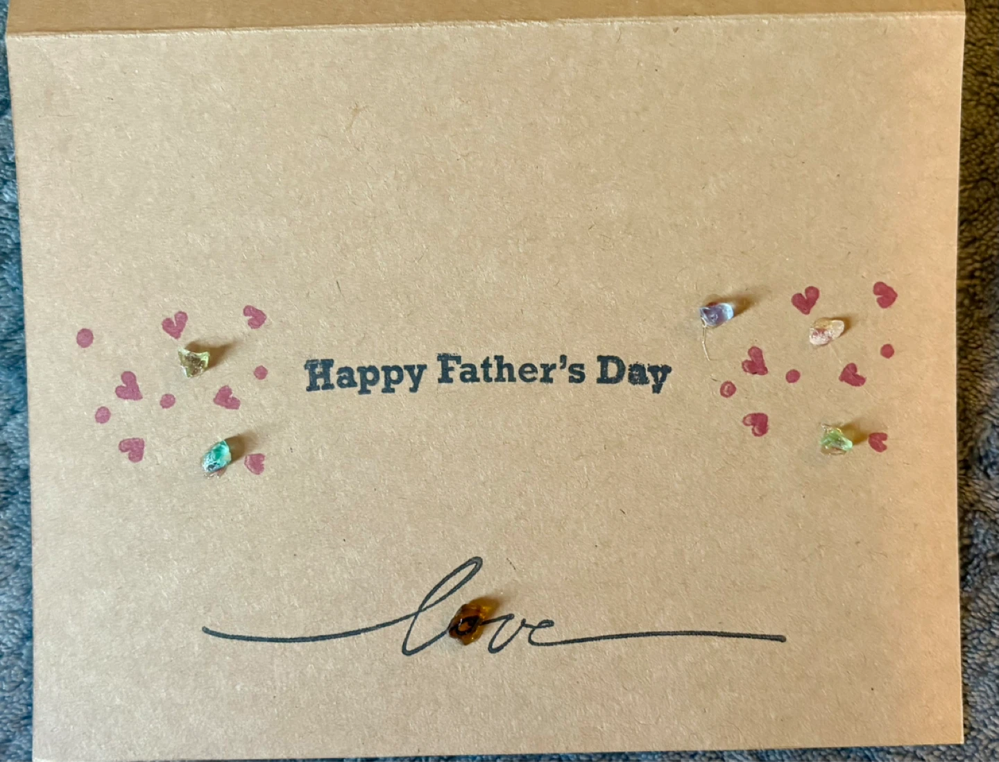 $5- SeaGlass Father’s Day Card - photo 2