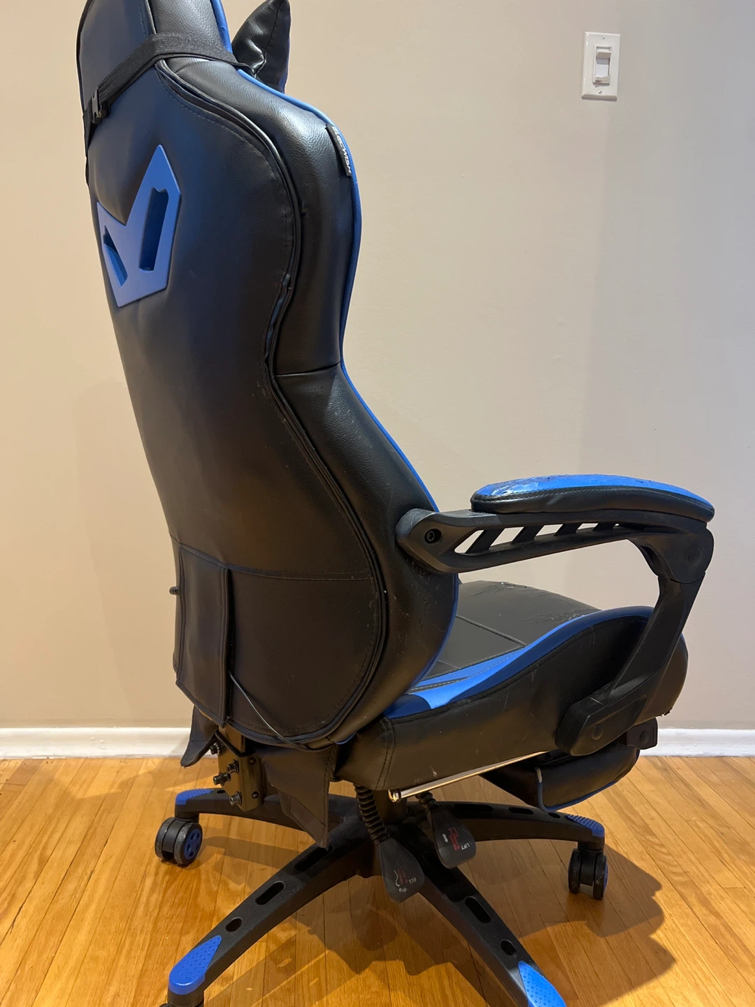 Elecwish Gaming Chair - Black/Blue - photo 5