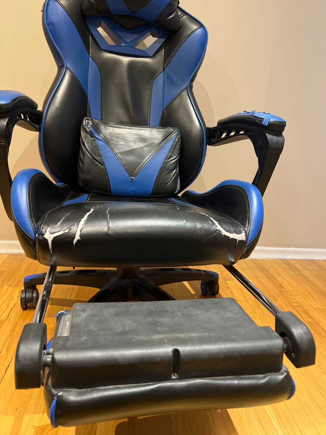 Elecwish Gaming Chair - Black/Blue - photo 2