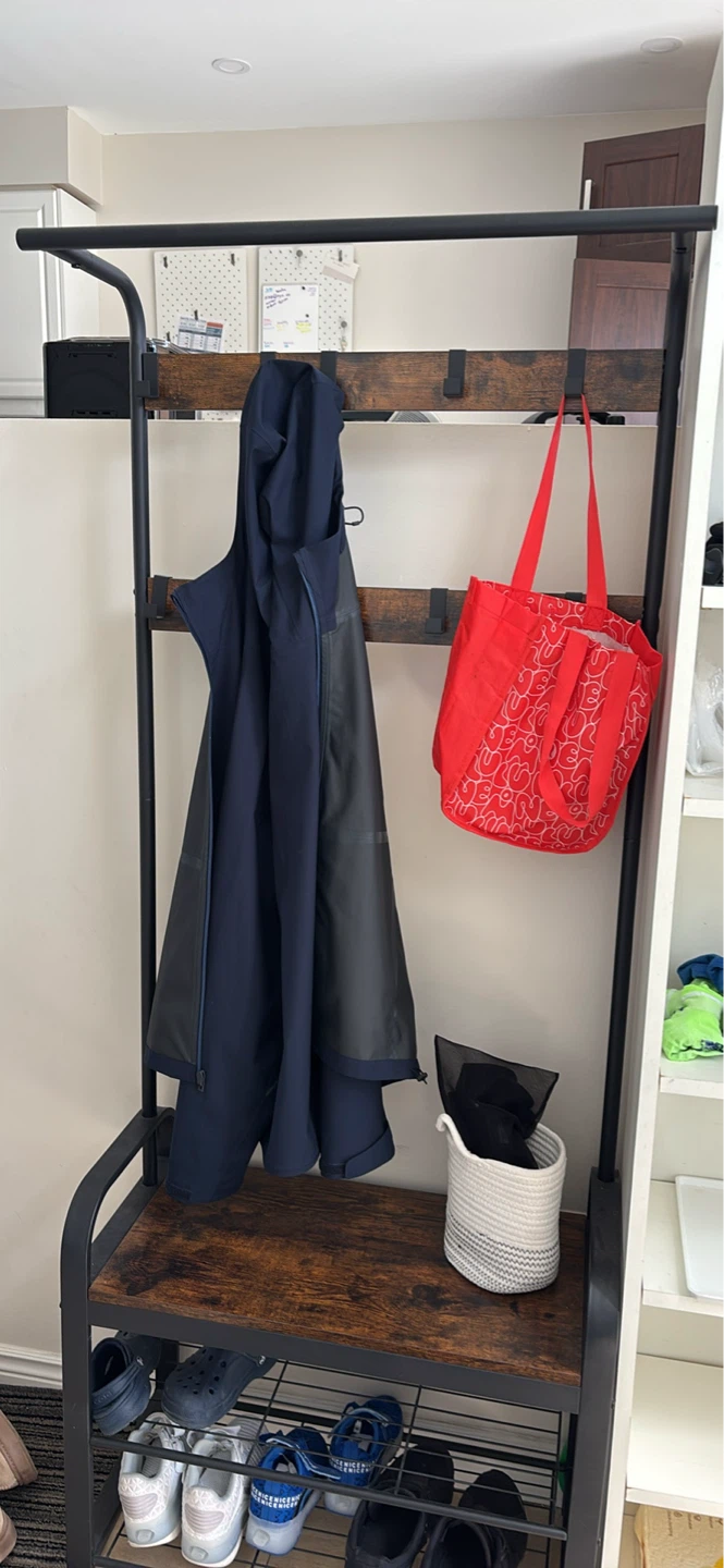 Hall Tree with Shoe Storage