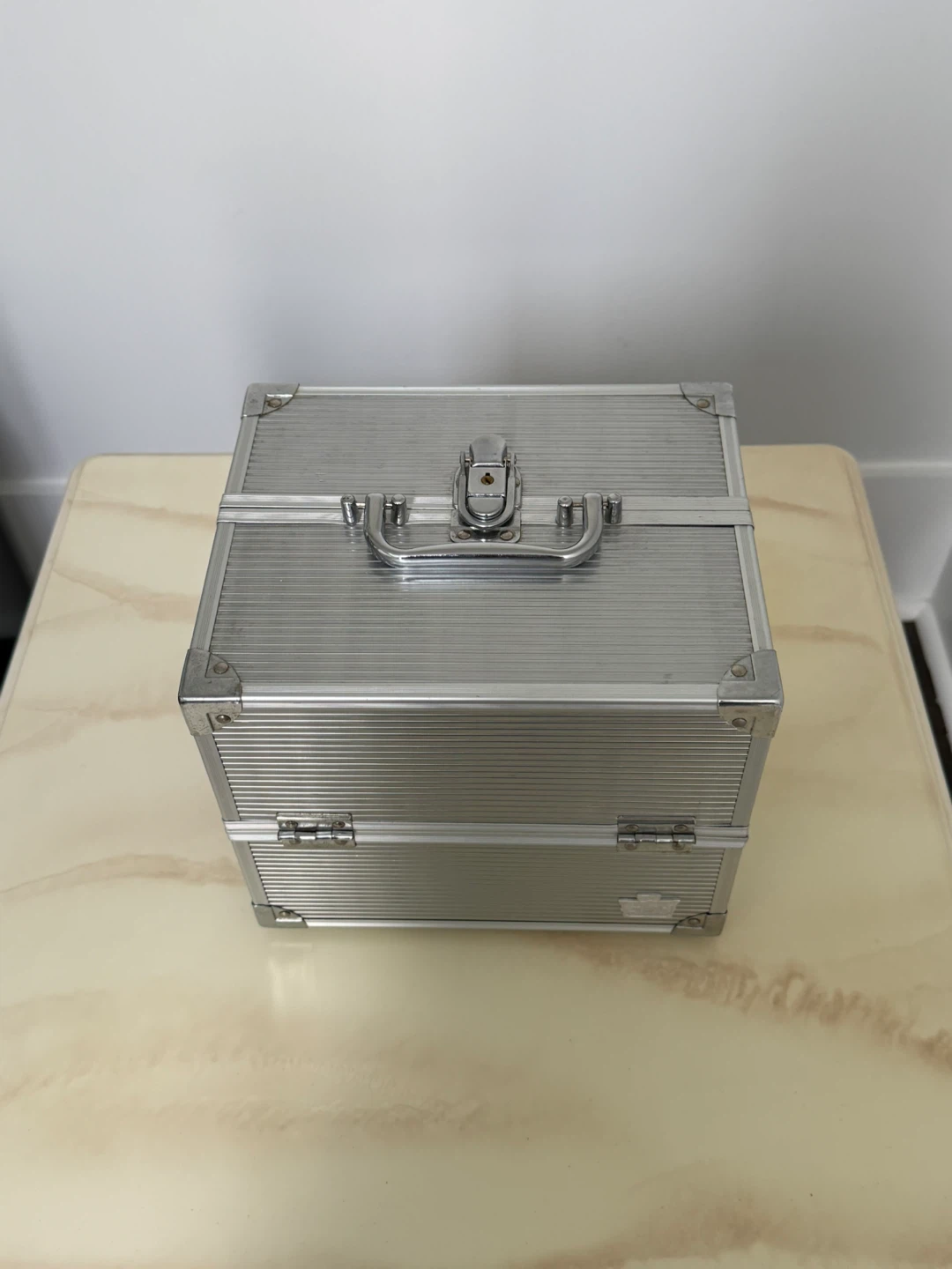 Silver Makeup Case
