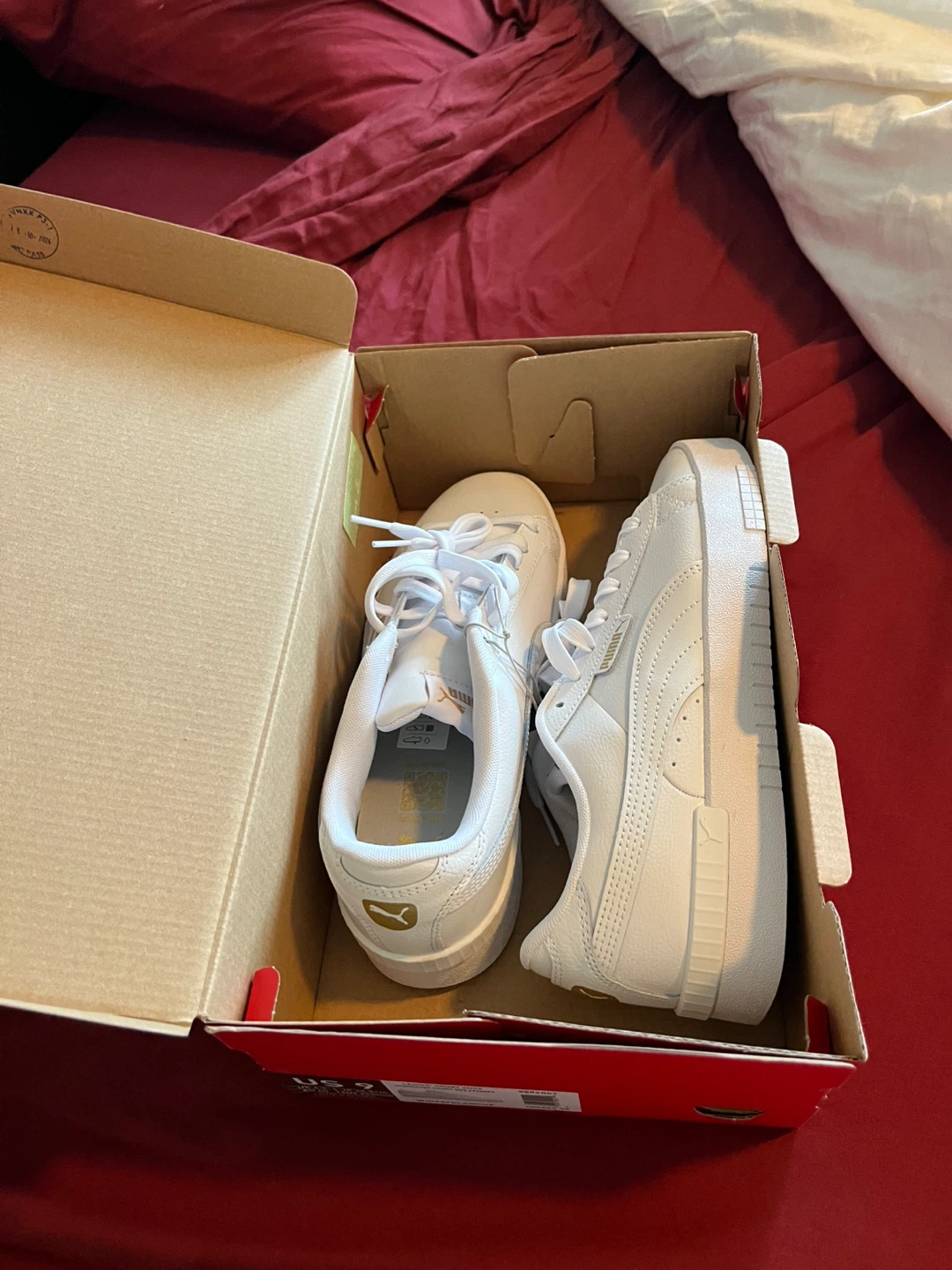 Puma Women's Court Shoes - White, US Size 9 - photo 3