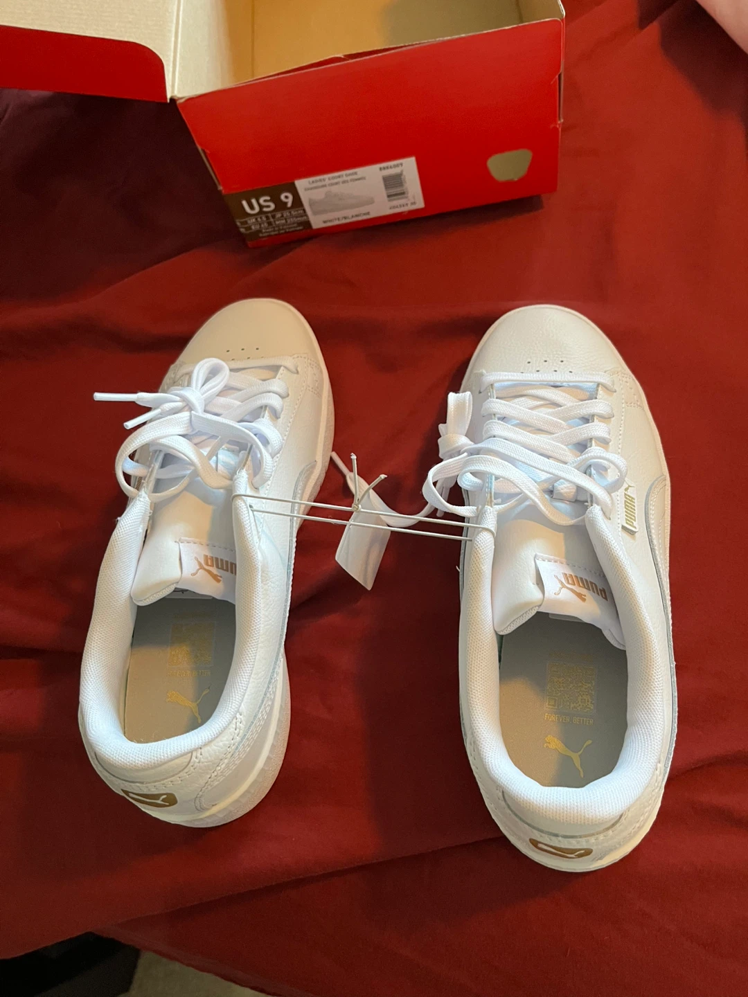Puma Women's Court Shoes - White, US Size 9 - photo 4