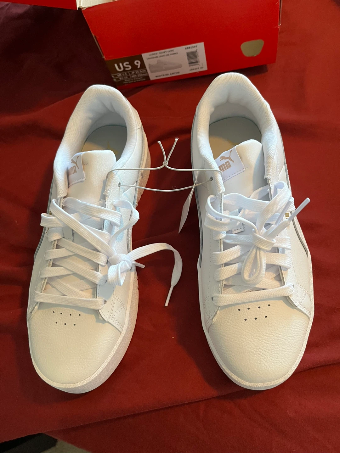 Puma Women's Court Shoes - White, US Size 9