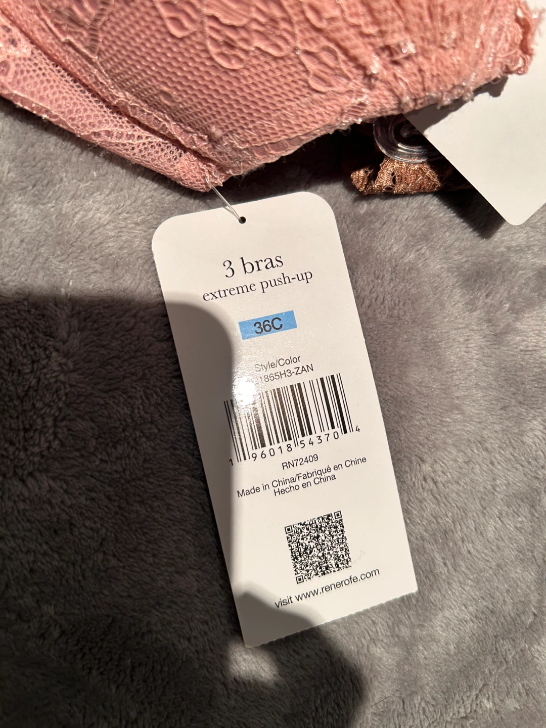 3 bras, extreme push-up, size 36C - photo 2