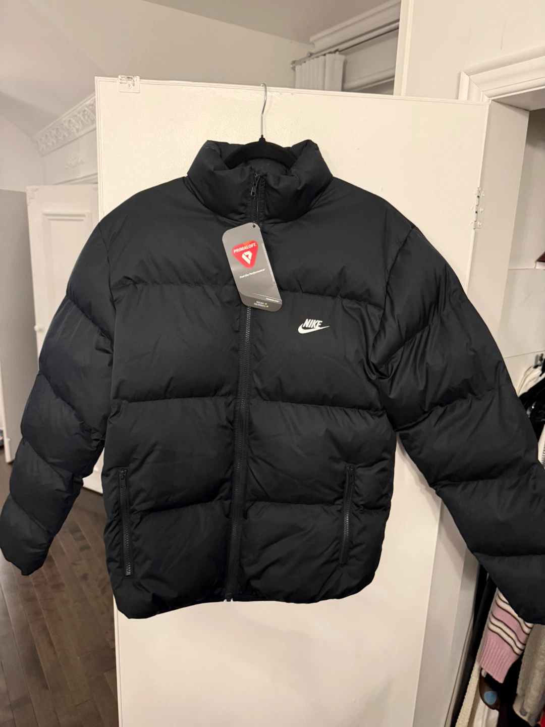 Nike Puffer Jacket - Black - Size XS