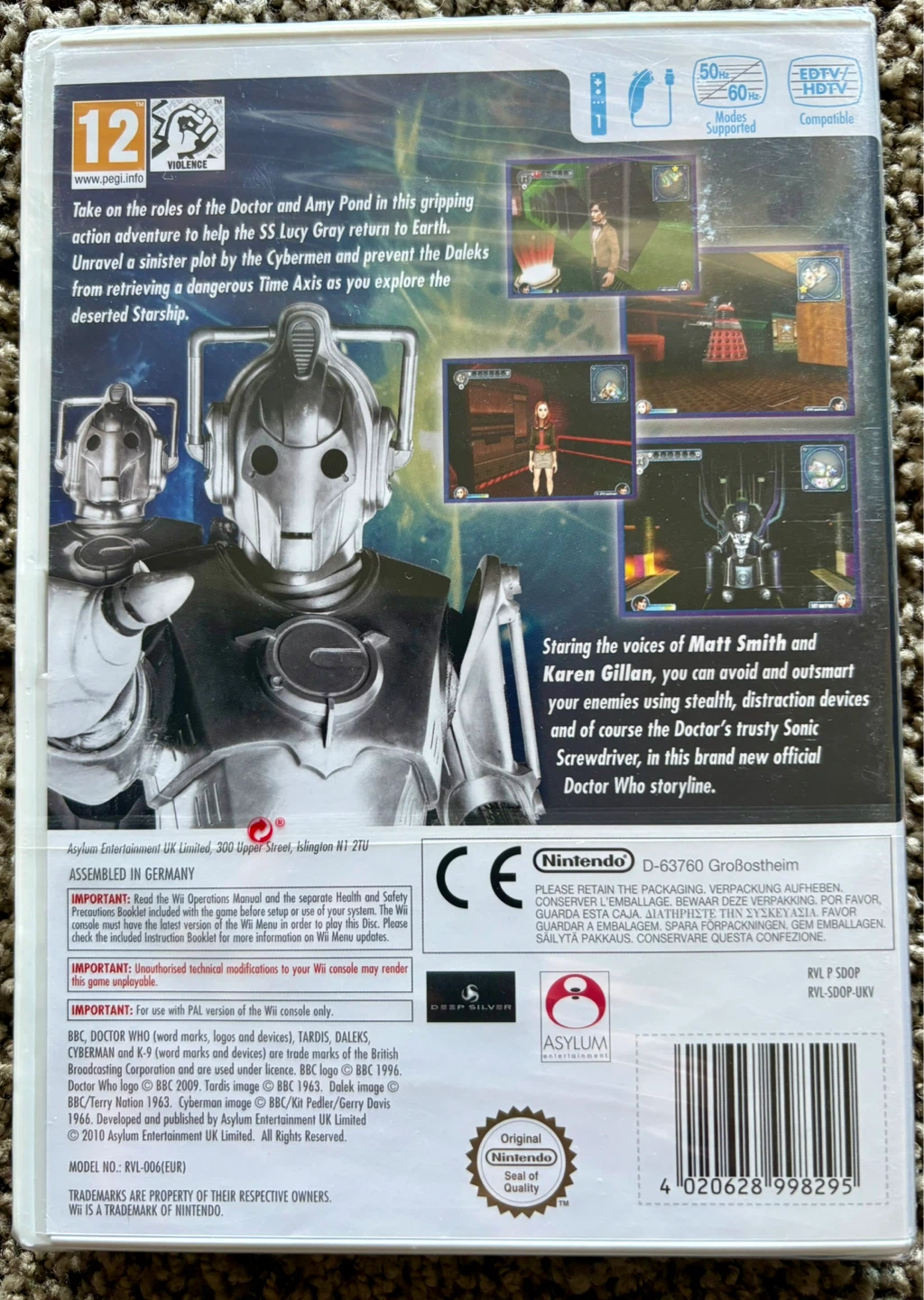 Doctor Who Return To Earth Nintendo Wii Asylum PAL New - photo 3