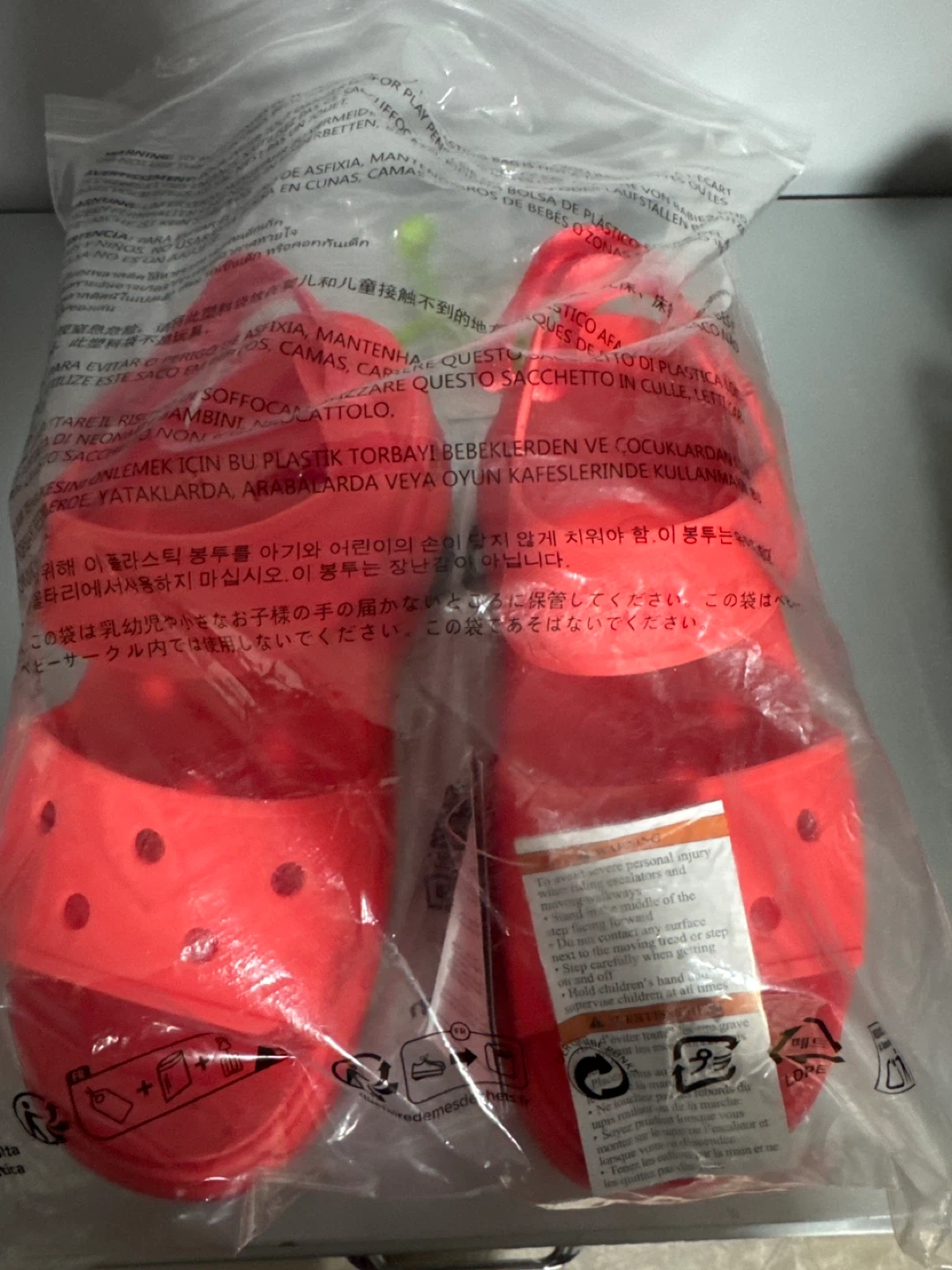 Orange  Crocs women Clogs