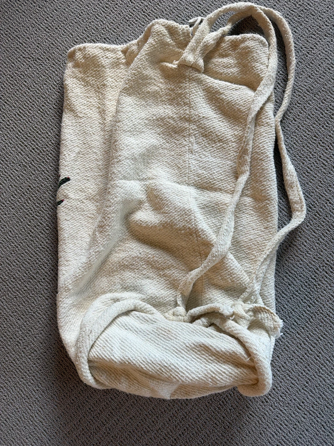 Canvas Drawstring Bag - Puerto Vallarta Iguana Design - photo 2