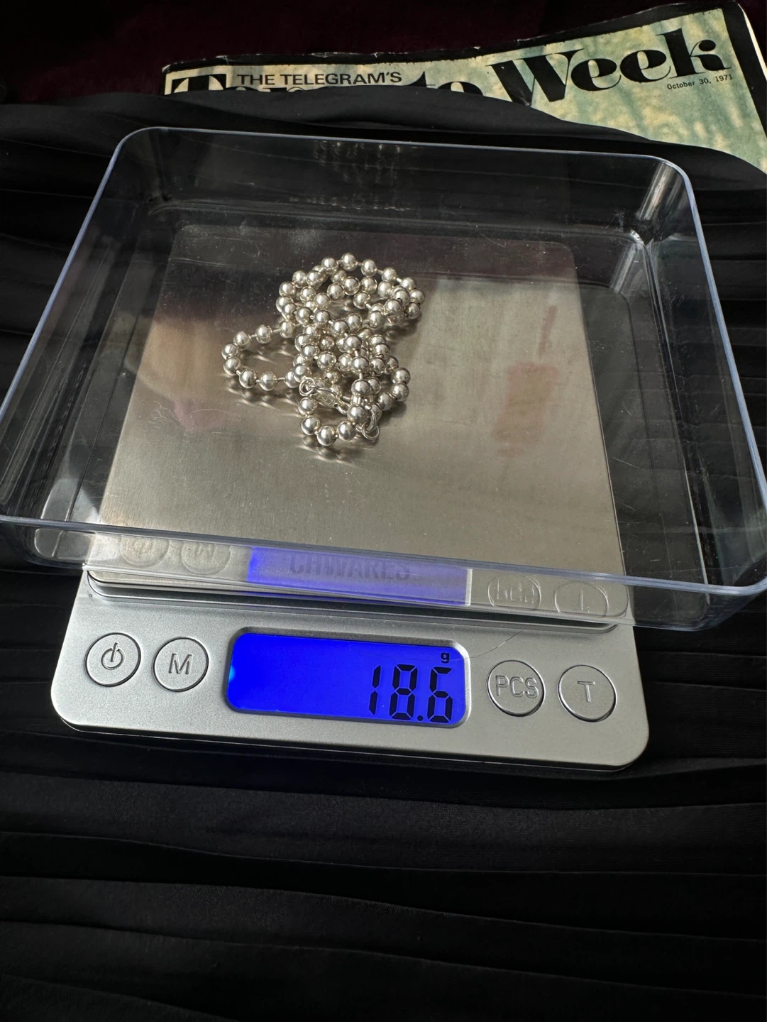 Sterling Silver 925 Ball Chain Necklace - photo 5