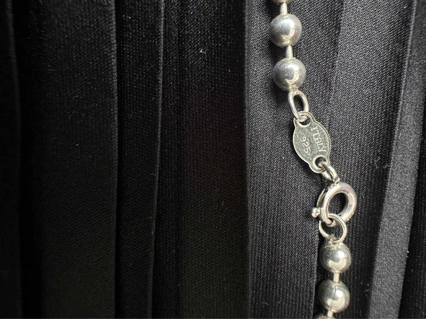 Sterling Silver 925 Ball Chain Necklace - photo 2