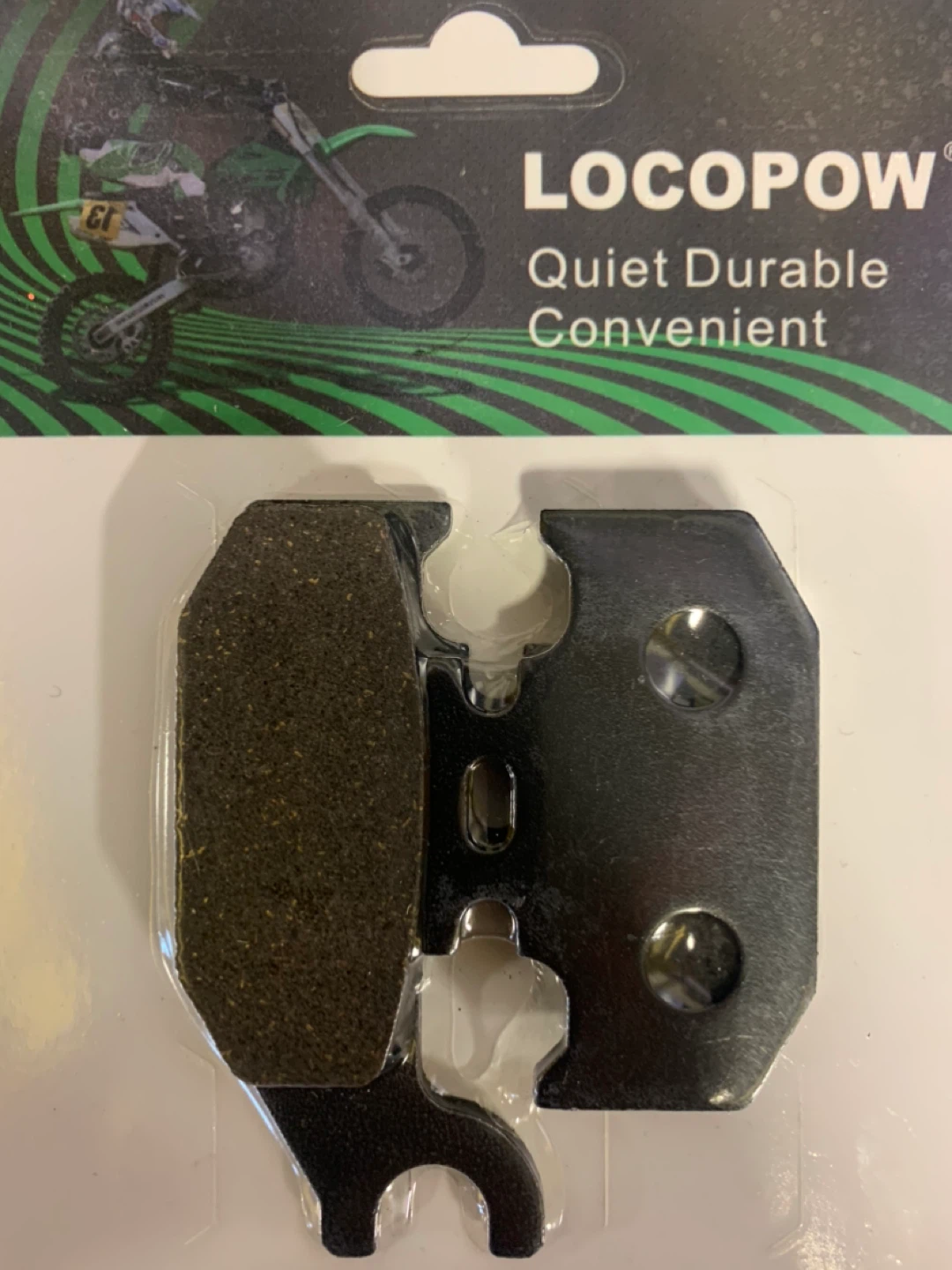 LOCOPOW Motorcycle Brake Pads - photo 3
