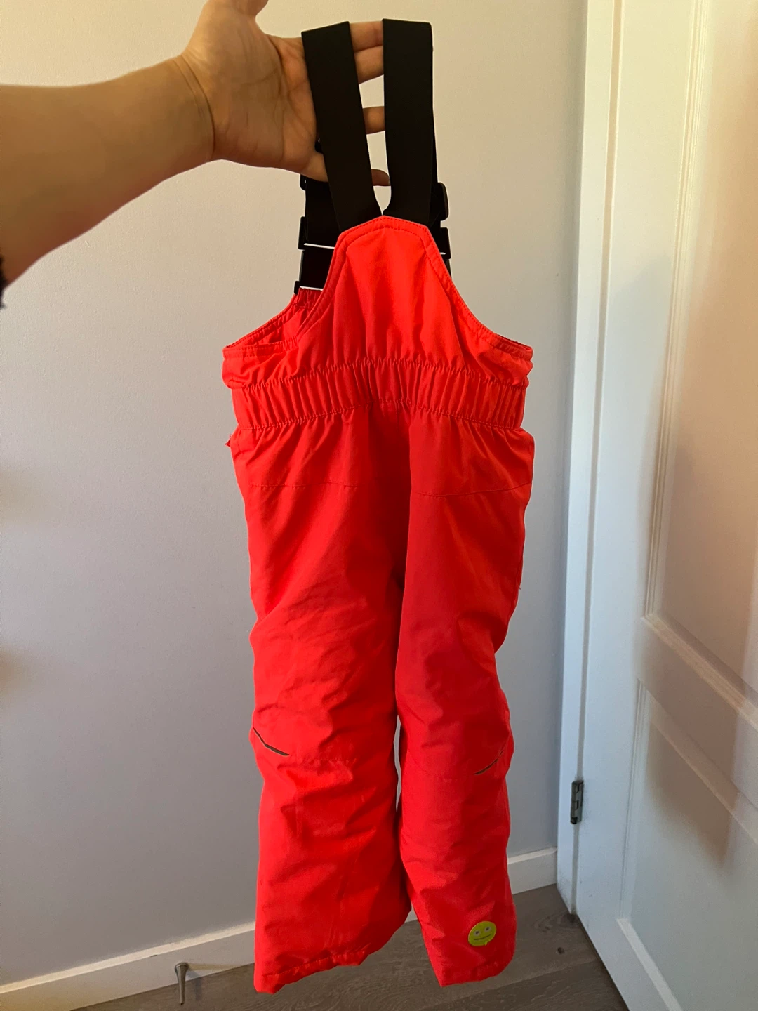 Kids Ski Snow Bib Pants - Red - 3T - photo 2