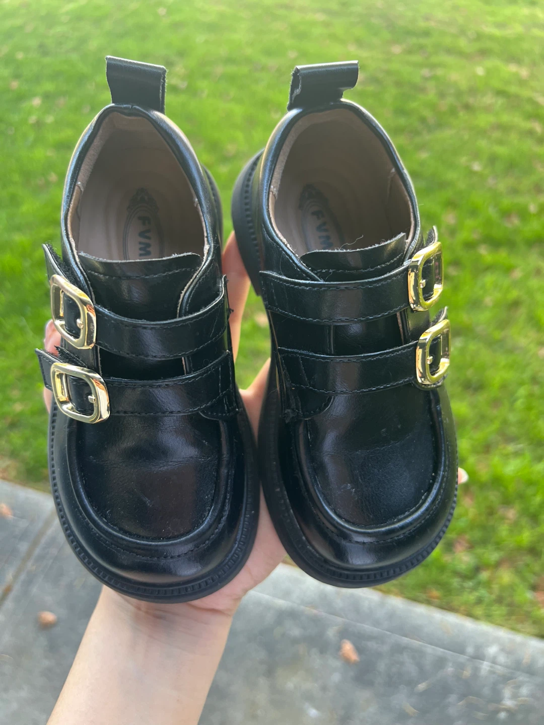 Black Kids Buckle Shoes - photo 2