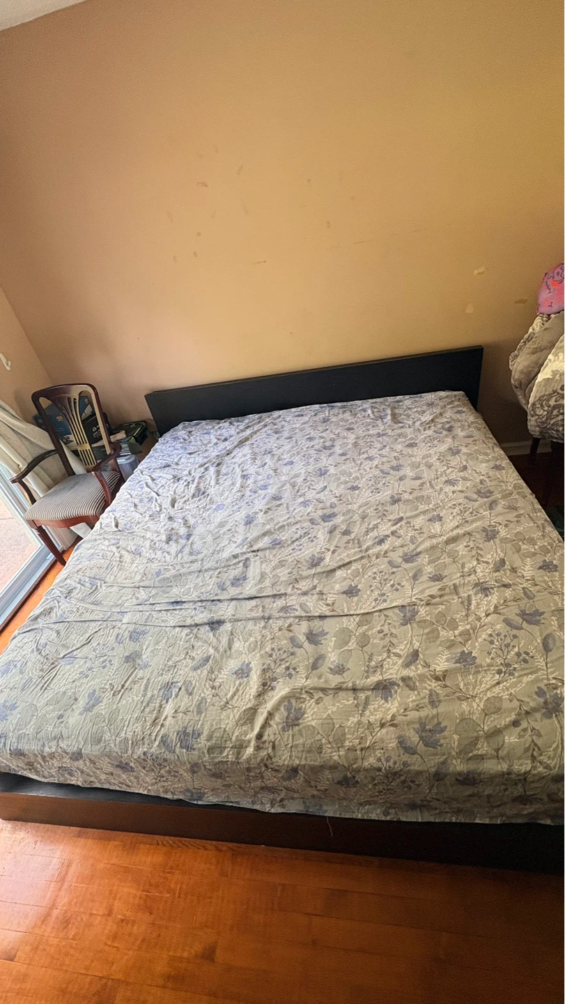 Black Platform Bed Frame