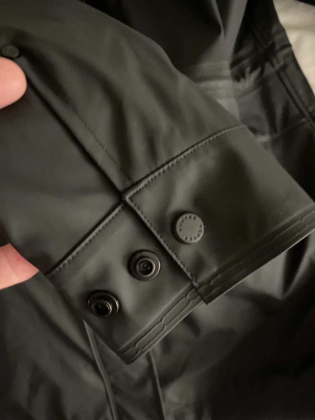 Hunter Black Raincoat Size L - photo 3