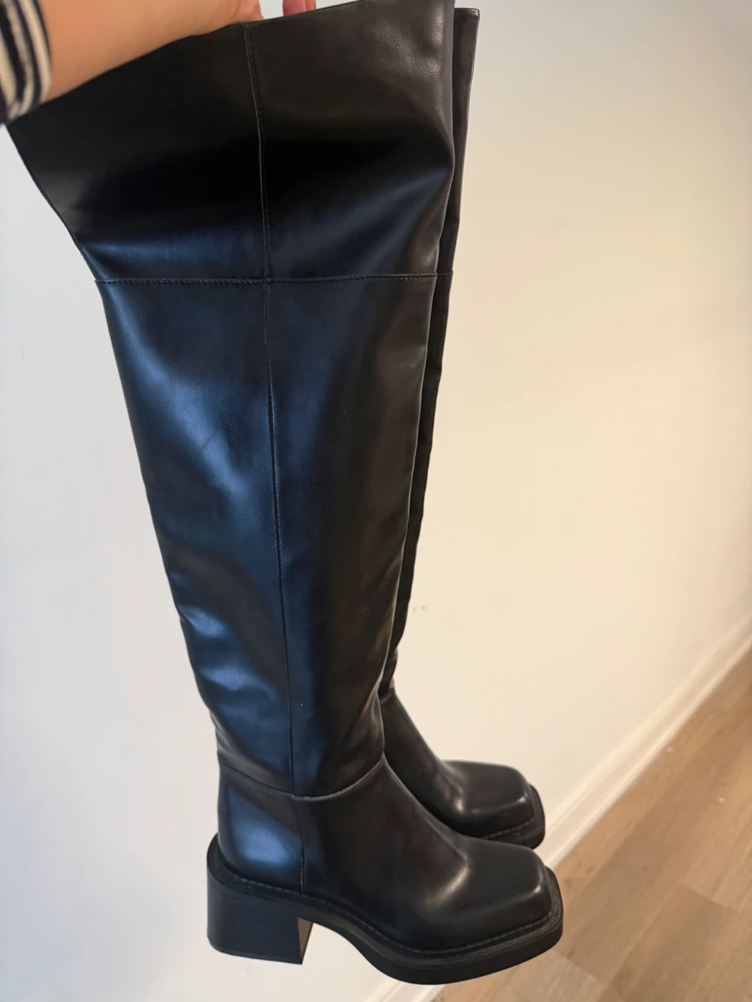 Black Over-the-Knee Boots