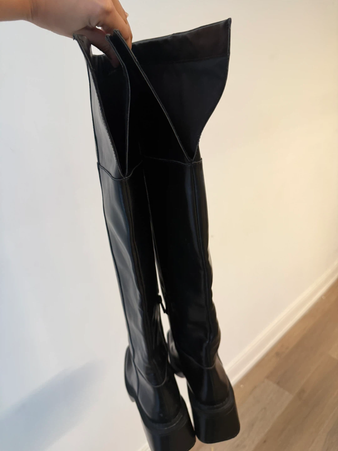Black Over-the-Knee Boots - photo 3