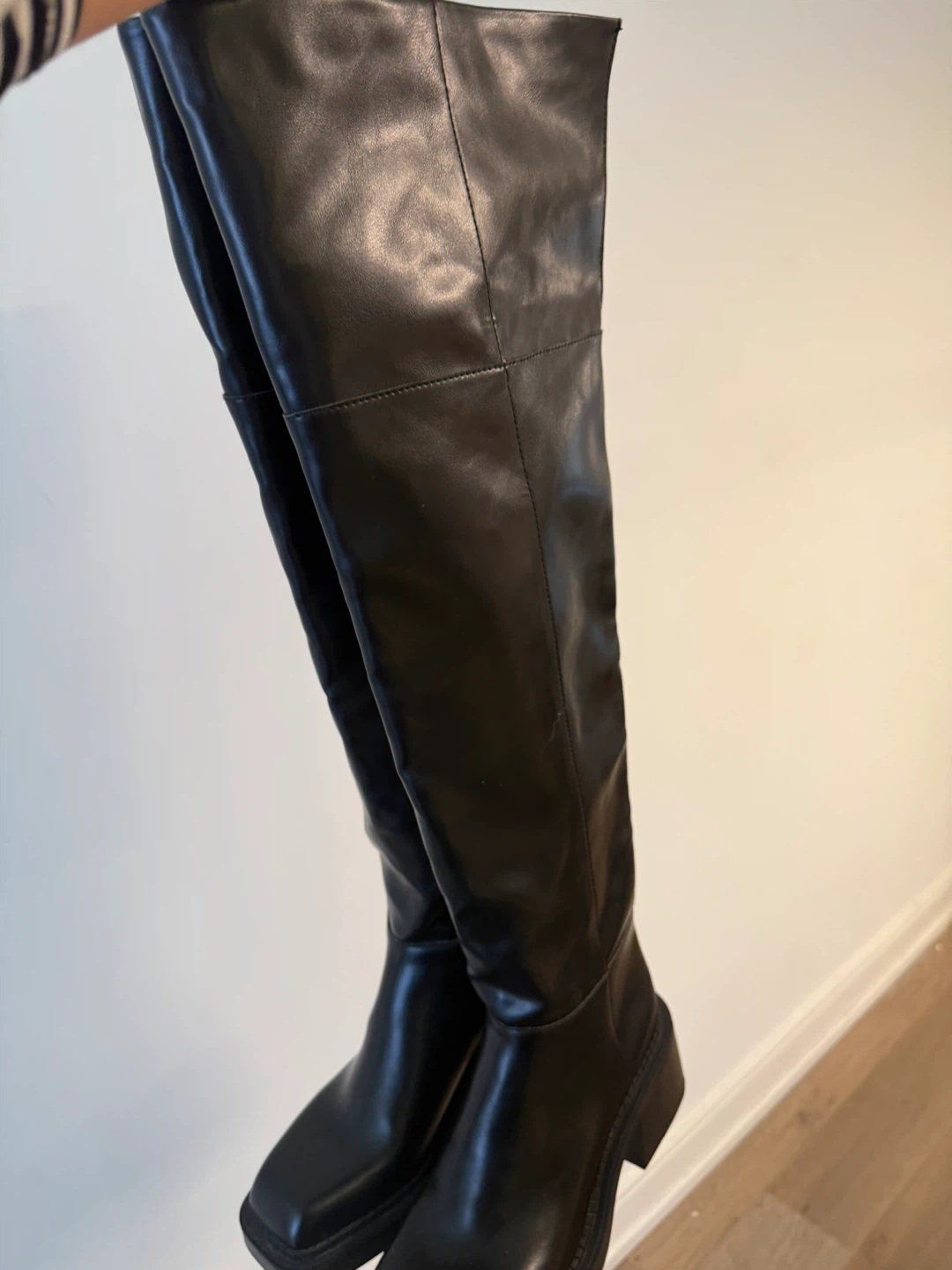 Black Over-the-Knee Boots - photo 4