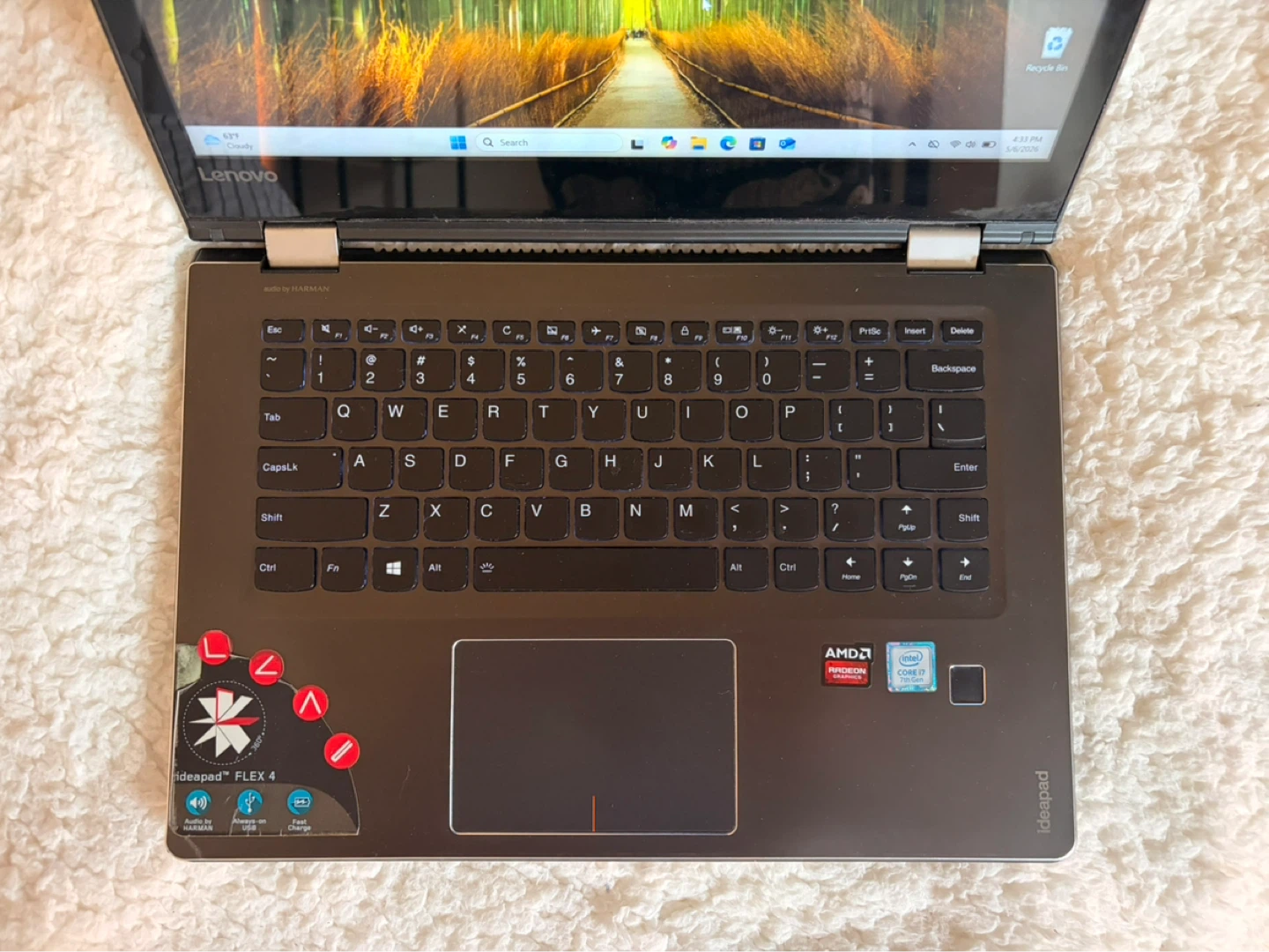 Lenovo IdeaPad Flex 4 2-in-1 Laptop — i7 / 8GB / 500GB / Radeon - photo 2