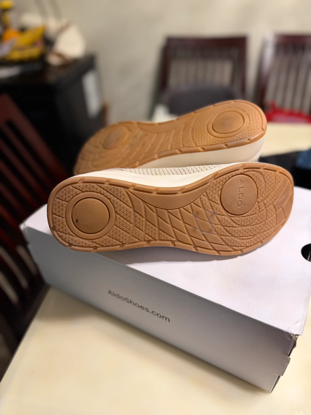 Aldo Women's Beige Knit Sneakers - photo 4