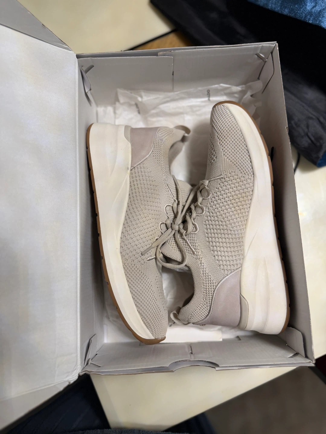 Aldo Women's Beige Knit Sneakers - photo 5