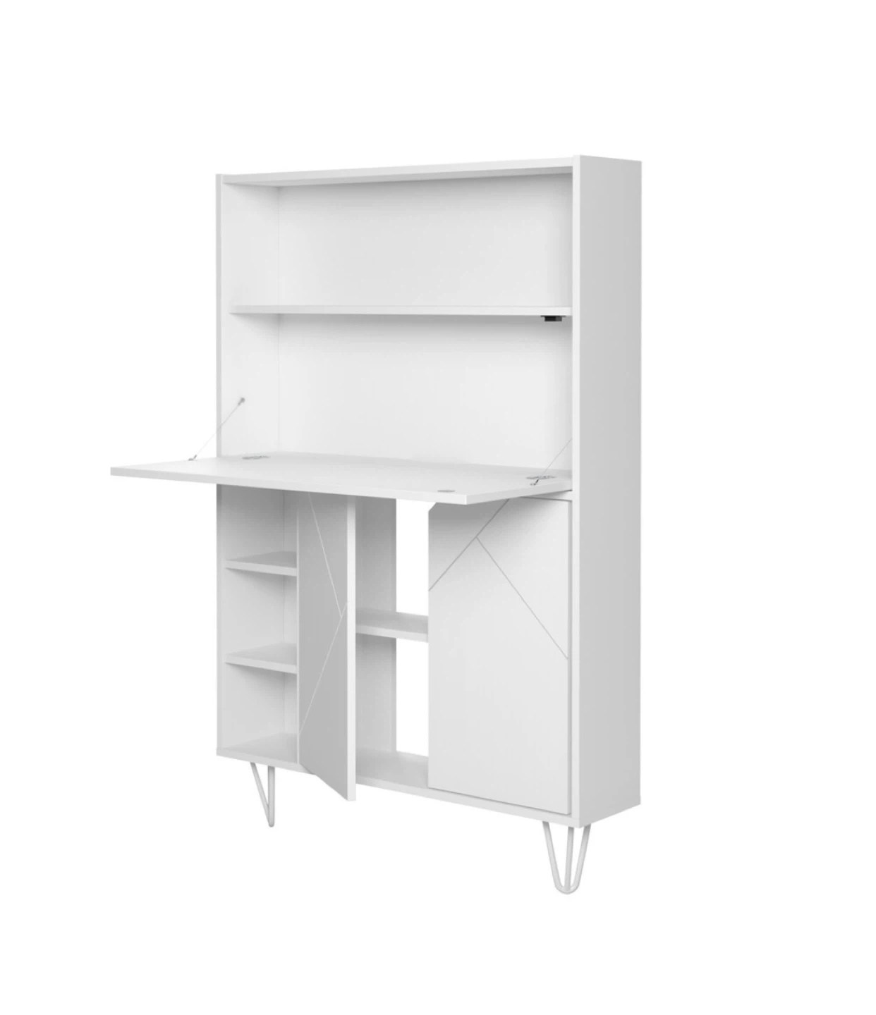 Nexera Slim Bar Cabinet, White - photo 2