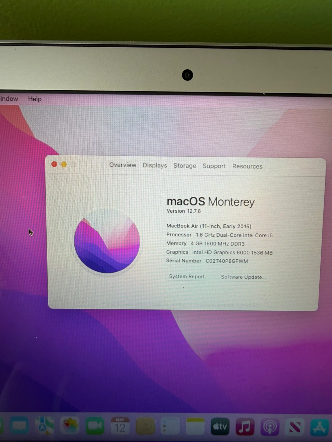 Apple MacBook Air 11-inch Early 2015 Intel Core i5 - photo 2