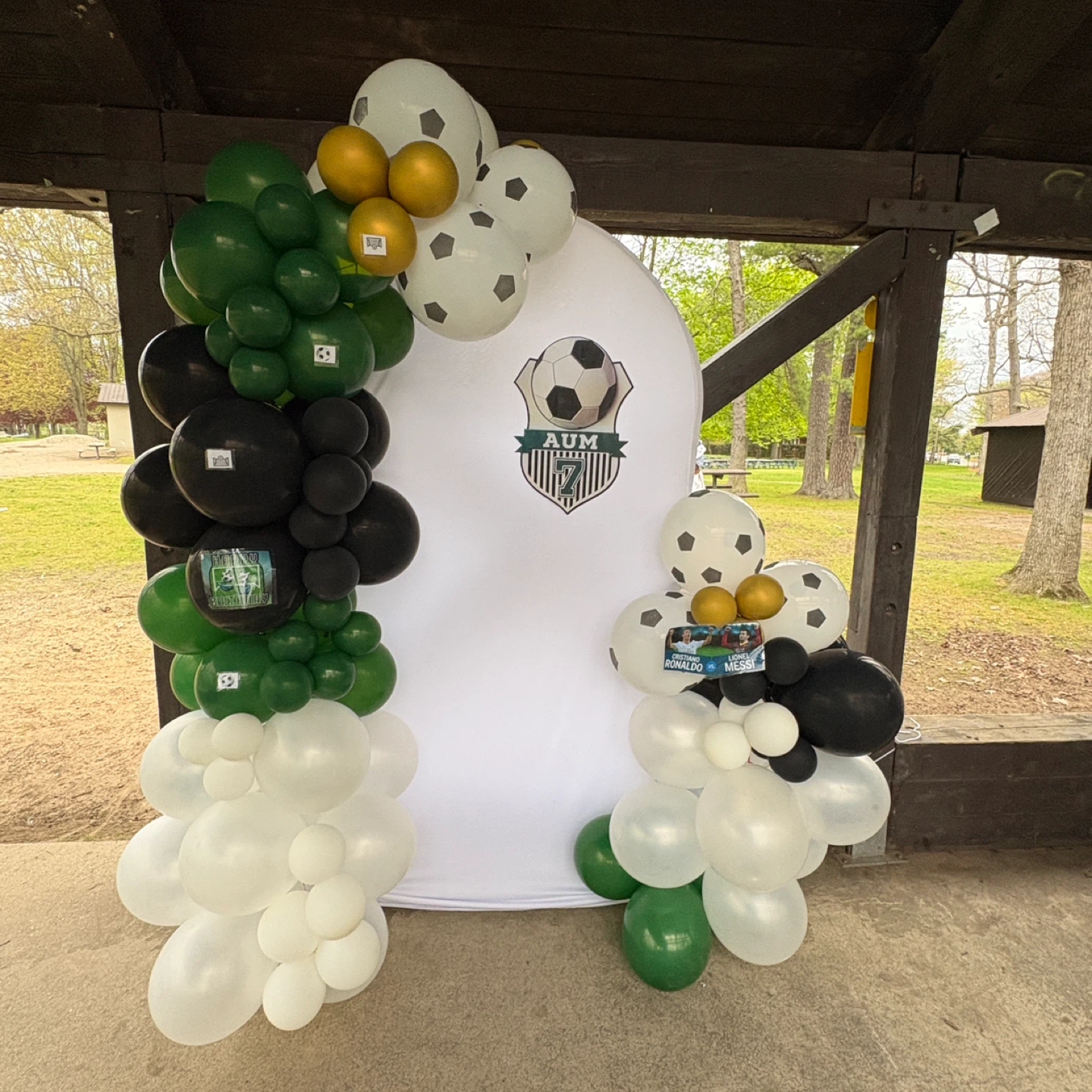 Soccer theme birthday decorations