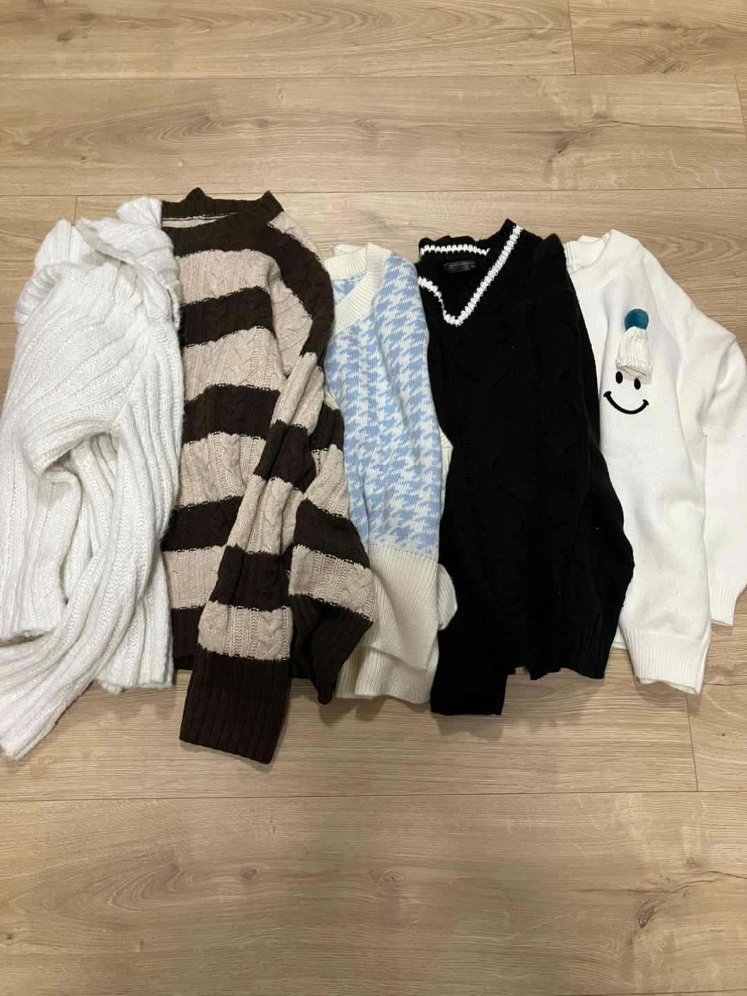 Sweaters tops garage sale