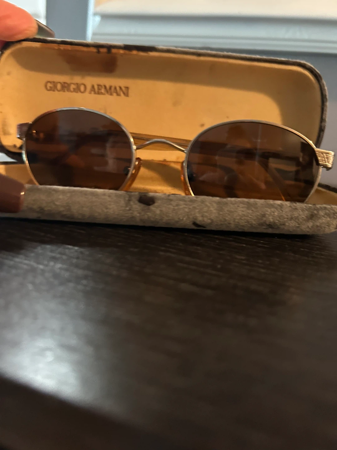 Giorgio Armani Oval Sunglasses-VINTAGE