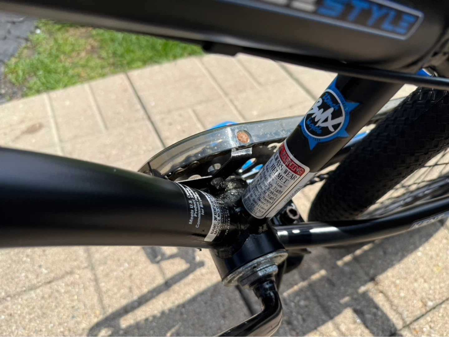 Kent Quick Sxn BMX Bike - Black and Blue - photo 5