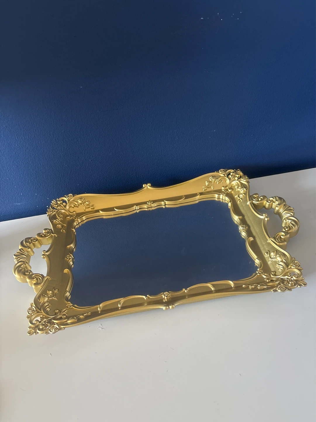 Ornate Gold Decorative Tray