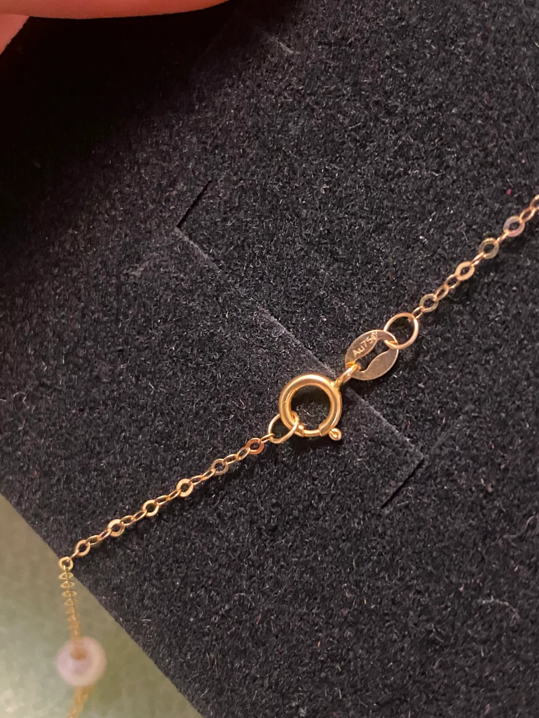 18 K Gold Pearl Necklace - photo 4