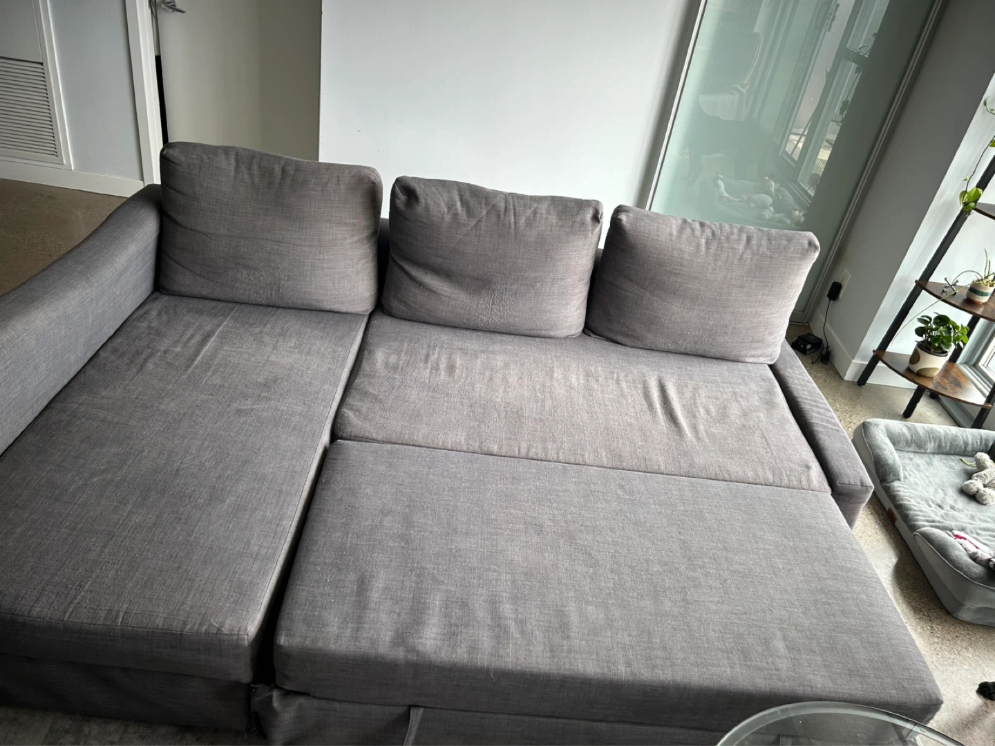 Grey Sectional Sofabed - photo 5
