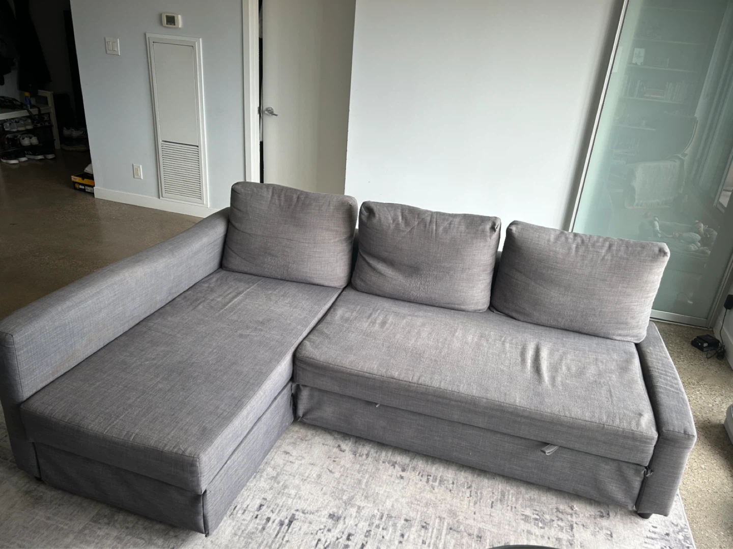 Grey Sectional Sofabed